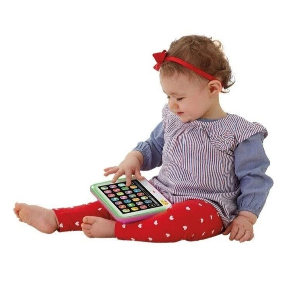 Fisher-Price Laugh & Learn Smart Stages Tablet Computer 12-36 Months EUC Pink